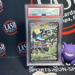 Pokemon 2024 Cornerstone Mask Ogerpon ex 215/167 SIR Twilight Masquerade PSA 10 - Image 1