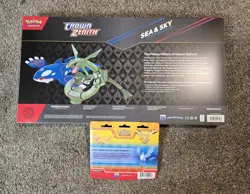 Pokemon Crown Zenith Sea Sky Premium Collection Box + Enhanced 2 Pack Blister - Image 2