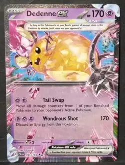 Pokemon TCG - Dedenne ex 093/193 - Paldea Evolved - Holo FULL Art Double Rare - Image 1