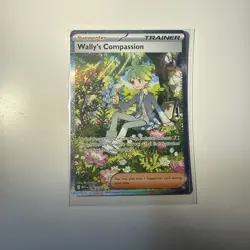 Wally's Compassion 186/132 Special Illustration Rare Pokemon Mega Evolution NM - Image 1