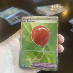 Pokemon TCG Air Balloon Full Art Ultra Rare 166/132 Mega Evolution EN - Image 1