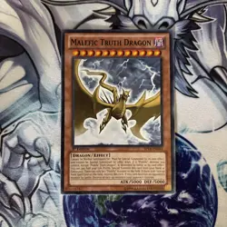 (EF) YuGiOh Malefic Truth Dragon SP14-EN044 Starfoil Rare 1st Edition VLP - Image 1