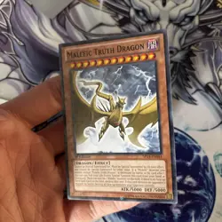 (EF) YuGiOh Malefic Truth Dragon SP14-EN044 Starfoil Rare 1st Edition VLP - Image 2