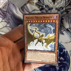 (EF) YuGiOh Malefic Truth Dragon SP14-EN044 Starfoil Rare 1st Edition VLP - Image 3