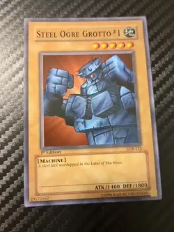 Steel Ogre Grotto #1 LOB-112 The Legend of Blue Eyes White Dragon 1st Edition - Image 1