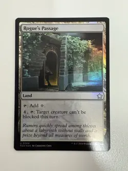 Rogue’s Passage Foil MTG Magic the Gathering Card NM Near Mint FDN - Image 1
