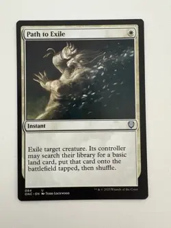Path to Exile MTG Magic the Gathering Card NM Near Mint ONC - Image 1