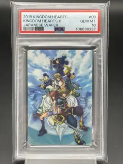 Kingdom Hearts Weha Card PSA 10 Sora Kairi Roxas Collectible One-Owner - Image 1