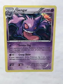 2015 Pokemon GENGAR Breakthrough HOLO Foil Rare XY Series Set Card 60/162 NM - Image 1
