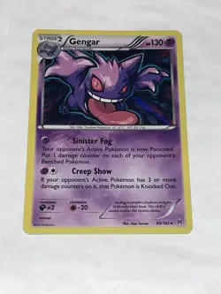 2015 Pokemon GENGAR Breakthrough HOLO Foil Rare XY Series Set Card 60/162 NM - Image 3