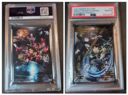 Demon Slayer Enmu Tanjiro PSA10 Foil Card Rare 2021 One-Owner PSA Case - Image 1