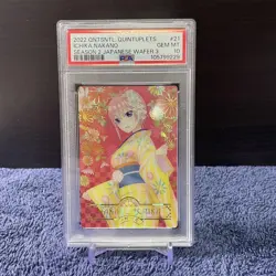 PSA10 Quintessential Quintuplets Wafer Card Ichika Nino Miku Yotsuba Itsuki 2 - Image 3