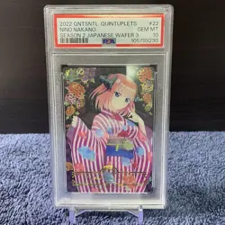 PSA10 Quintessential Quintuplets Wafer Card Ichika Nino Miku Yotsuba Itsuki 2 - Image 4