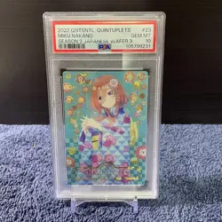 PSA10 Quintessential Quintuplets Wafer Card Ichika Nino Miku Yotsuba Itsuki 2 - Image 5