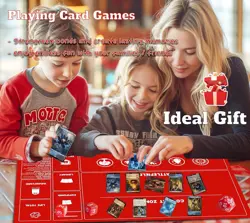 Card Game Playmats MTG Playmat for Beginner 2 Pack with Standard-24" x14 " - Image 5
