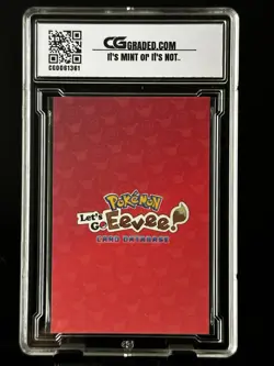 Eevee CG Pristine 10 Card Database Let’s Go CGC PSA Pokemon 2025 #14 - Image 2