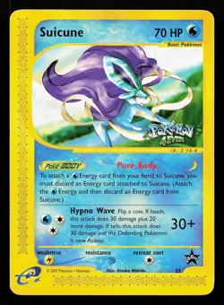 Suicune 53 4Ever Movie WOTC Black Star Promo Pokemon Card - Image 1