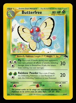 Butterfree 9/18 Southern Islands Pokemon Card - Image 1