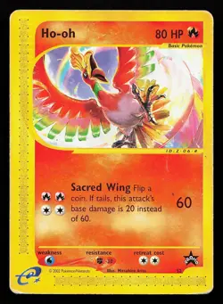 Ho-oh 52 WOTC Black Star Promo Pokemon Card - Image 1