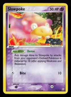 Slowpoke 76/109 Reverse Holo EX Team Rocket Returns Pokemon Card - Image 1