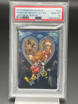 Kingdom Hearts Wafers Card Sora PSA 10 Graded Rare Collectible Card Authentic - Image 1