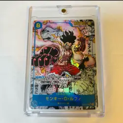 Monkey D Luffy OP11-118 SEC Manga Art Comic Parallel One Piece Card From Japan - Image 1