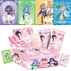 Date A Live Goddess 30 Pack 90 Cards Waifu Anime Trading Card Booster Box Pink - Image 1