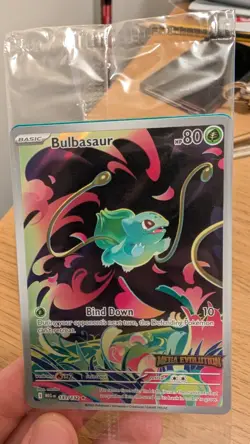 Bulbasaur 133/132 - Mega Evolution - Stamped Promo - Pokemon card - SEALED - Image 1