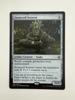 Stonecoil Serpent MTG Magic the Gathering Card NM Near Mint ELD - Image 1