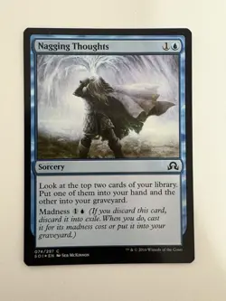 Nagging Thoughts Foil MTG Magic the Gathering Card NM Near Mint SOI - Image 1