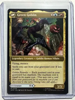 Norman Osborn/Green Goblin - Marvel's Spider-Man (SPM) MTG Mythic Rare #39 | Reg - Image 2