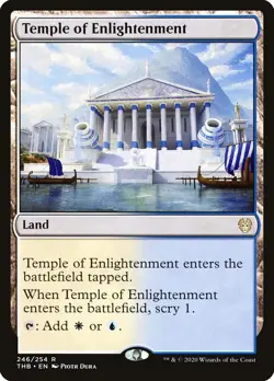 mtg magic temple of enlightment theros ENGLISH temple de l'illumination - Image 1