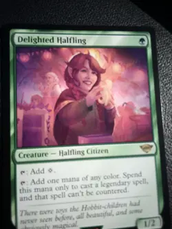 MTG. Delighted Halfling. The Lord of the Rings. Pack Fresh Unplayed - Image 2