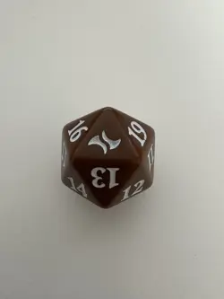 Fate Reforged Brown Dice Standard D20 Spindown MTG Magic the Gathering FRF - Image 1
