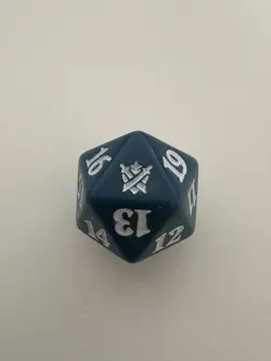 Khans of Tarkir Blue Dice Standard D20 Spindown MTG Magic the Gathering KTK - Image 1