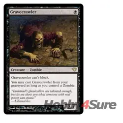 Gravecrawler M/NM Magic: The Gathering MTG Dark Ascension - Image 1