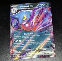 Toxicroak Ex Pokemon Prize Pack Series 3 Promo Pokemon TCG 131/198 - Image 4