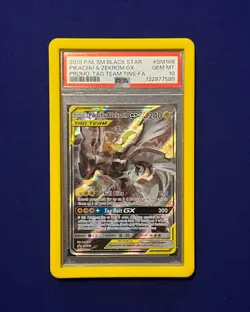 PSA 10 Pikachu & Zekrom GX #SM168 Tag Team Tin Promo 2019 Pokemon GEM MINT - Image 1
