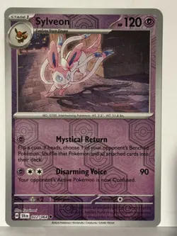 Sylveon Reverse Holo 022/064 SV: Shrouded Fable NM Pokemon Fast Ship - Image 1