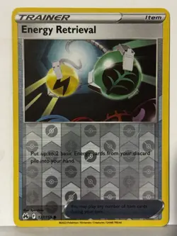 Energy Retrieval Reverse Holo 127/159 Crown Zenith NM Pokemon Fast Ship - Image 1