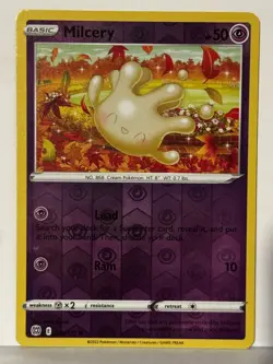 Milcery Reverse Holo 070/172 SWSH09: Brilliant Stars NM Pokemon Fast Ship - Image 1