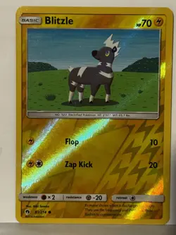 Blitzle Reverse Holo 81/214 SM - Lost Thunder NM Pokemon Fast Ship - Image 1