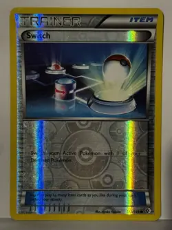 Switch Reverse Holo 135/149 Boundaries Crossed NM Pokemon Fast Ship - Image 1
