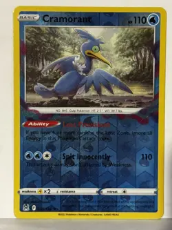 Cramorant Reverse Holo 050/196 SWSH11: Lost Origin NM Pokemon Fast Ship - Image 1