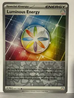 Luminous Energy Reverse Holo 191/193 SV02: Paldea Evolved NM Pokemon Fast Ship - Image 1