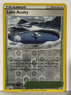 Lake Acuity Reverse Holo 160/196 SWSH11: Lost Origin NM Pokemon Fast Ship - Image 1