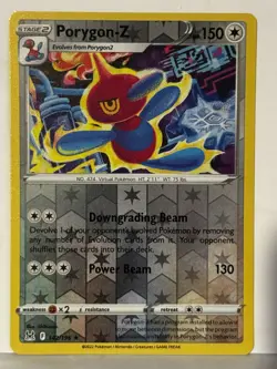 Porygon-Z Reverse Holo 142/196 SWSH11: Lost Origin NM Pokemon Fast Ship - Image 1