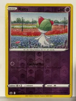 Ralts Reverse Holo 059/198 SWSH06: Chilling Reign NM Pokemon Fast Ship - Image 1