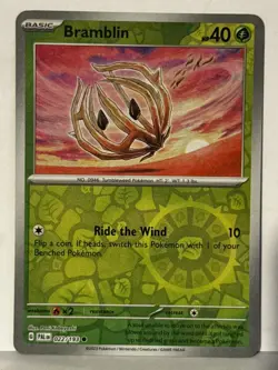 Bramblin - Reverse Holo 022/193 SV02: Paldea Evolved NM Pokemon Fast Ship - Image 1