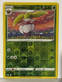 Steenee Reverse Holo 014/198 SWSH06: Chilling Reign NM Pokemon Fast Ship - Image 1
